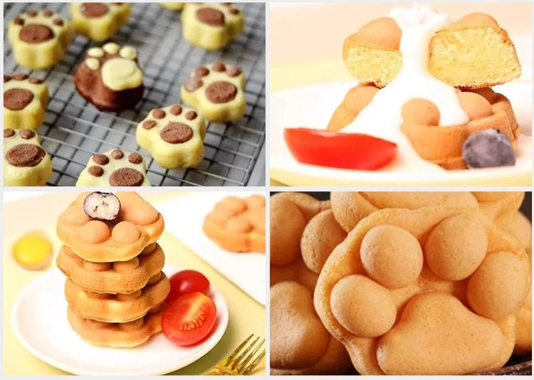 Commercial Ice Cream Cat PAWS Commercial Electric Cat PAWS Waffle Maker Open Cat PAWS Ice Cream Cone Baking