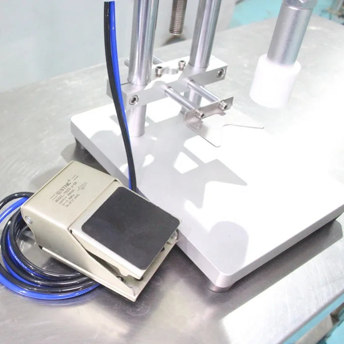 Pneumatic Perfume Glass Bottle Collaring Machine\Fragance Capper\Crimping Sealing Machine\Perfume Sprayer Crimper