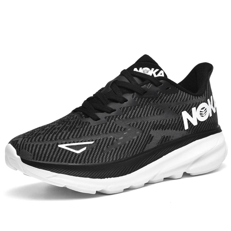 Road Running Minimal Shoes Men's Women's Sneakers Jogger Jogging Platform Stretch Fabric Mesh Athletic Low-top Lace up