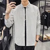 10%OFF M-5XL Korean Version of the New Four Seasons Shirt Youth Men's Business Casual Striped Lapel All-match Top Shirt