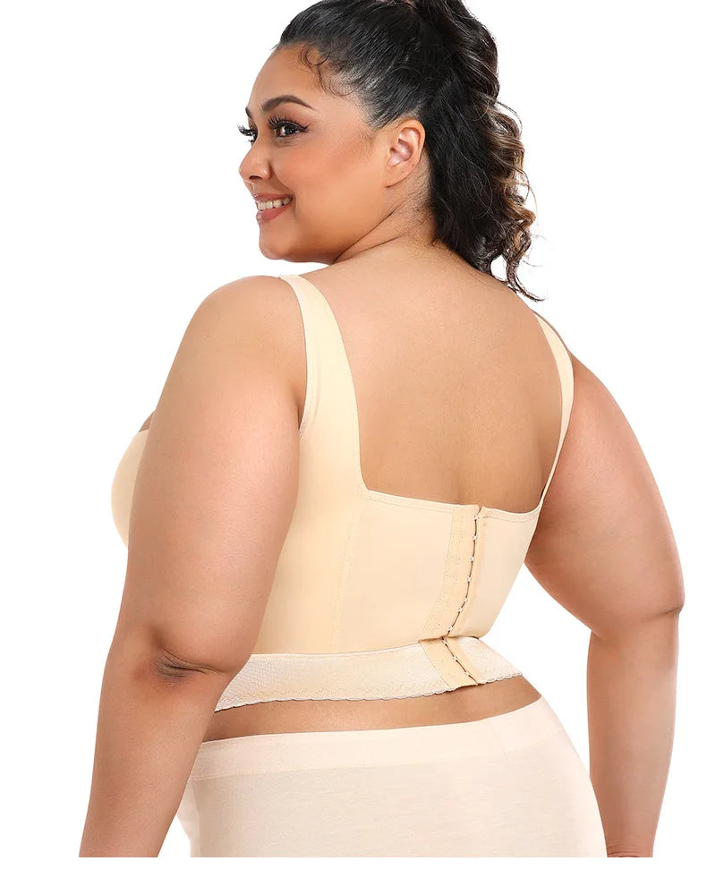Wholesale Support Bra for Plus Size Adjustable Shoulder Straps Sexy Women Underwear Breathable Big Cup Push up Shapewear