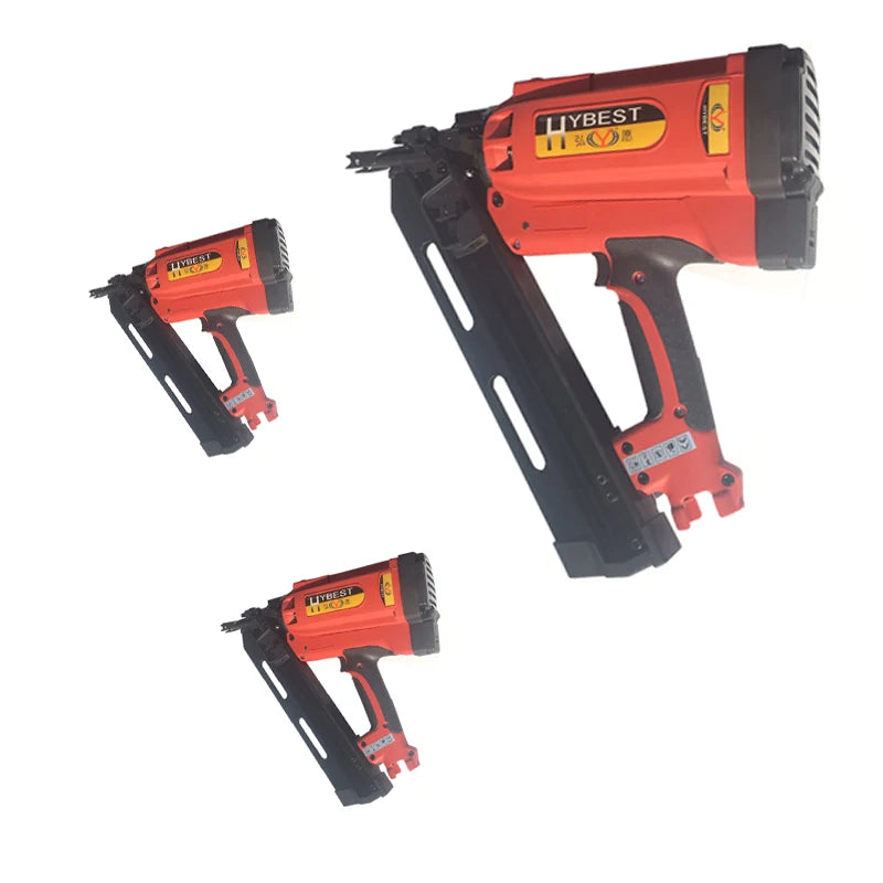 Industrial 34 Degree Gas Powered Nail Gun Pneumatic Wood Framing Nailer