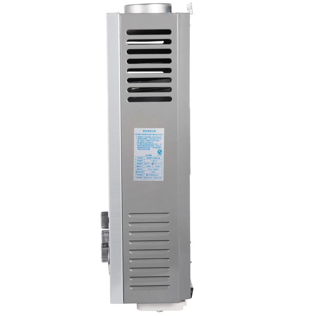 Hot Selling 18L Tankless Stainless Steel LPG Smart Water Heater Household Gas Powered Counter Special Features