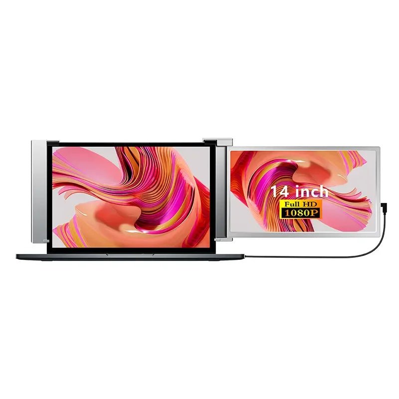 Hot Selling 13.3 Inch FHD Lcd Dual Monitor Screen Extender Laptop Single Dual Triple Screen Portable Monitor for Laptop Business