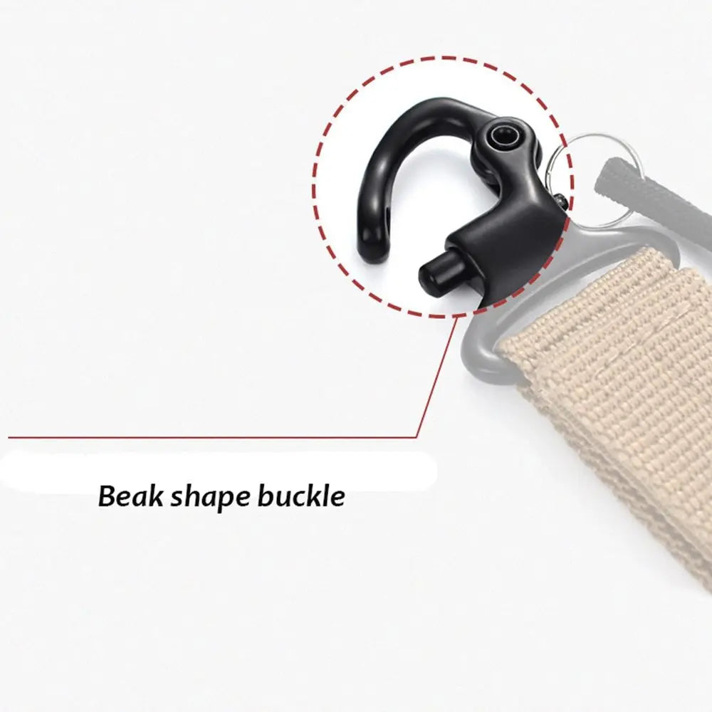 Clasp Outdoor Water Bottle Hanger Webbing Backpack Strap Quickdraw Carabiner Camp Holder Hooks Belt Clip Camping Accessories