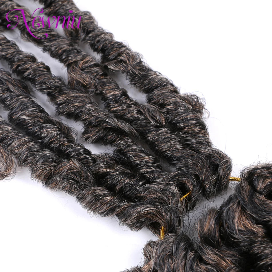 Butterfly Locs Crochet Braids Hair Synthetic Dreadlocks meche Faux Locs Crochet Hair Extensions for women braiding hair
