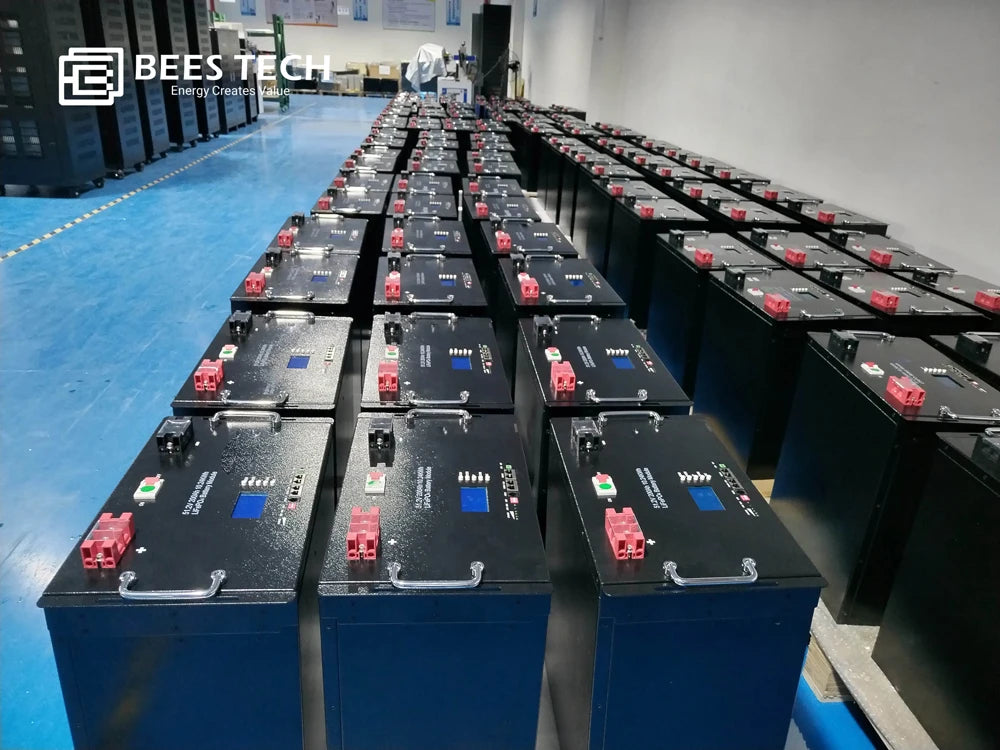30kwh 40kw 51.2V  Lifepo4 Battery 40kw 50kw 400Ah 600Ah 800Ah LFP Solar System 51.2V Solar Lithium Ion Battery