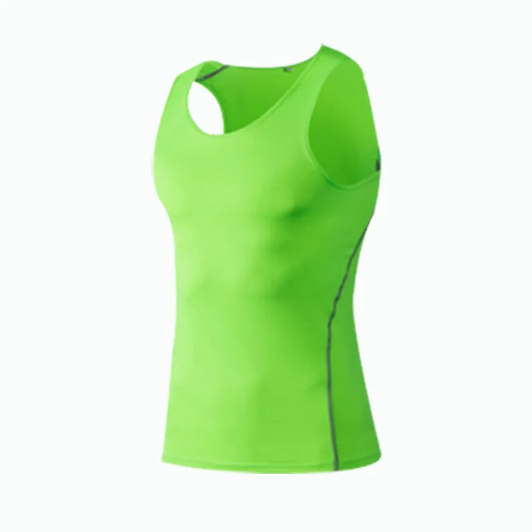 Mens tank Top Fitness Muscle Sleeveless Compression tank Top Man Workout Undershirt t Shirt Gym Stringer Tops Fitness Wear