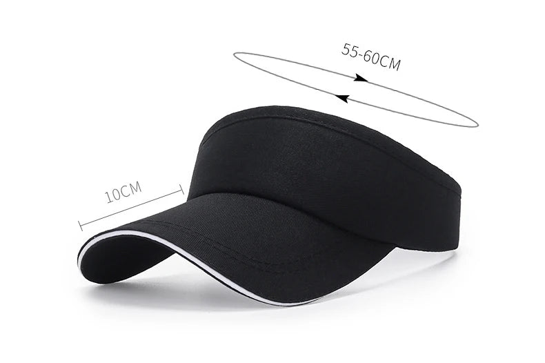 Summer Breathable Air Sun Hats Men Women Adjustable Visor UV Protection Top Empty Patchwork Sports Golf Running Sunscreen Cap