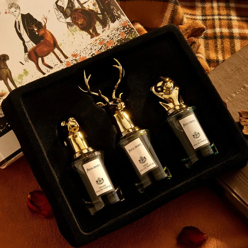 Men's Animal Head Perfume Gift Box SetPerfume Long Lasting Fragrance Exquisite Set