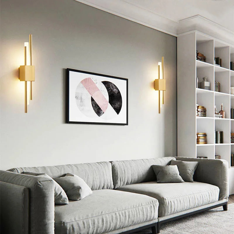 Modern LED Wall Lamp Indoor Lighting Bathroom Wall Sconces Light Fixture Living Room Corridor Bedroom Decoration Wall Lights