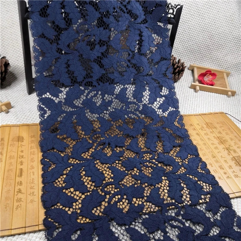 Width 21cm Wide Lace Accessories for Skirt and Sweater Hem Decoration Thickening Hollow Out Cloth Skirt Material