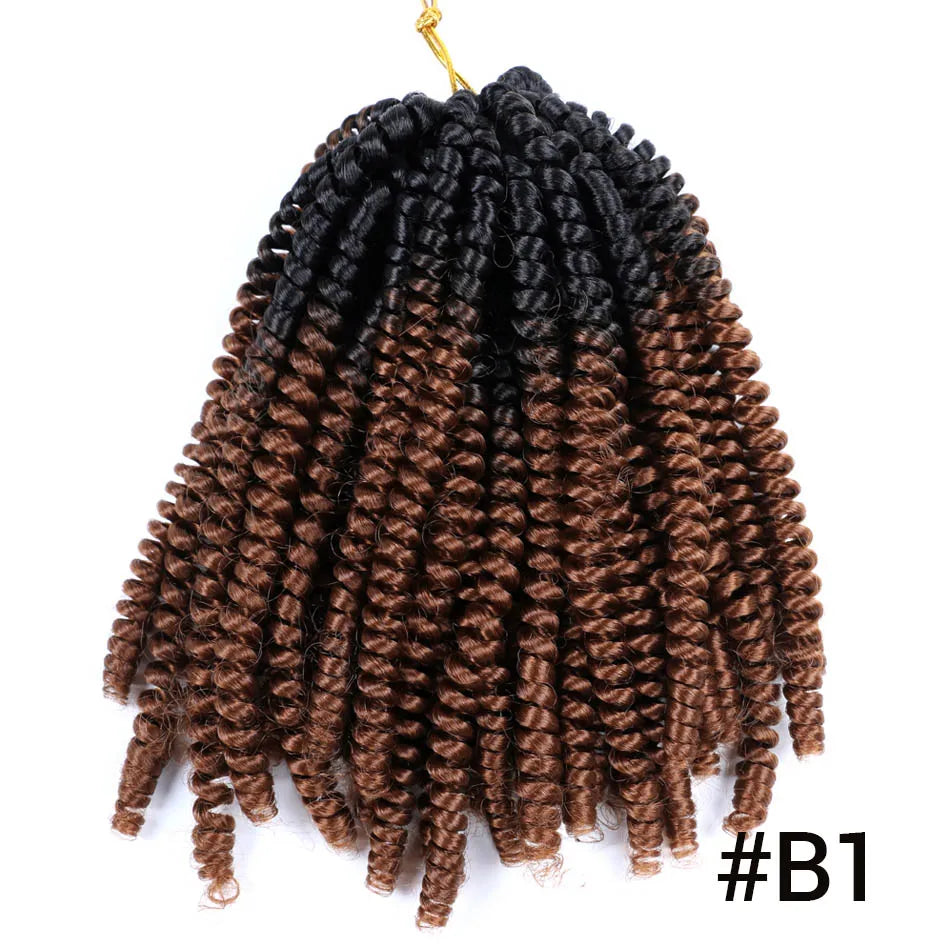 Ombre Spring Twist Braiding Hair Synthetic Crochet Braids Passion Twist Pre-Twist Crochet Hair Extensions Jamaica Bounce Twist