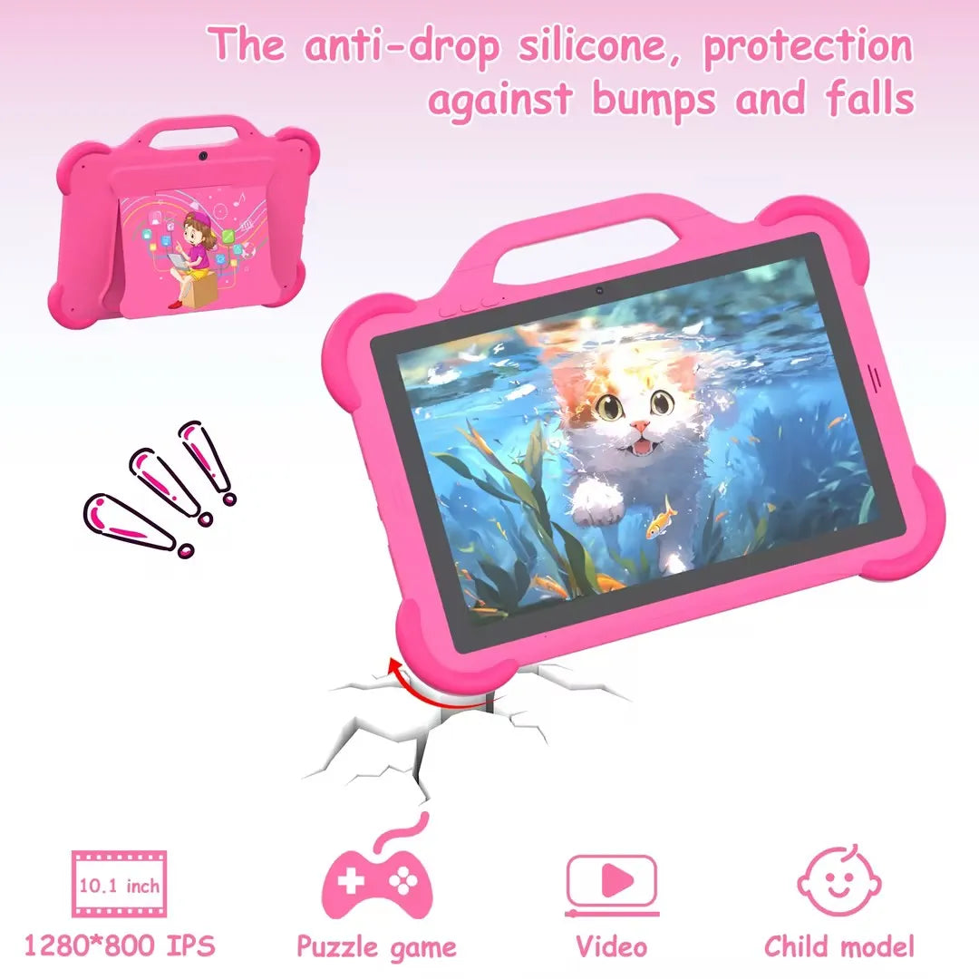 Tablet 10 Pulgadas  Educational Tablet PC for Kids Android 15.0 8GB(3GB+5GB Expansion) RAM 32GB 6000mAh Battery Android Tablette