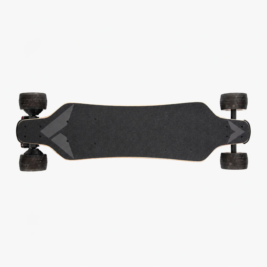 Dual Hub Motor Electric Longboard 105mm Jelly Shock-Absorb Wheels ABEC-9 Bearings Max Speed 45km/h Dual Taillights Skateboard