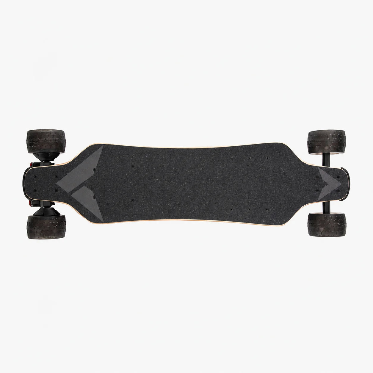 Dual Hub Motor Electric Longboard 105mm Jelly Shock-Absorb Wheels ABEC-9 Bearings Max Speed 45km/h Dual Taillights Skateboard