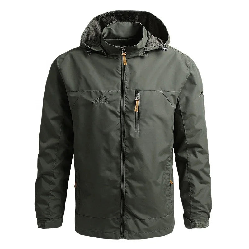 Gorpcore Jacket Men's Tactical Hunting Jacket Men's Autumn Casual Waterproof Windbreaker Men's Coat Pocket Work Clothes