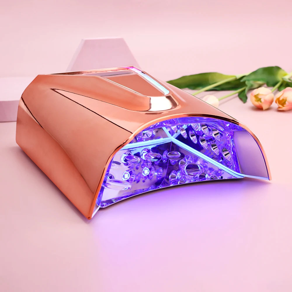 2024 New Arrival New Design Factory Price Wholesale High Power 128W Fast Cordless Rechargeable Uv LED Nails Lamp Nail Dryer