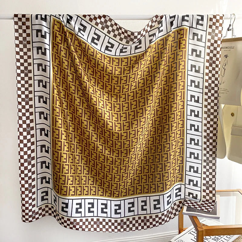 Wholesale High Quality Hot Women Square Scarf Shawls Designer Large Printed Muslim Scarves With 24 Available Patterns