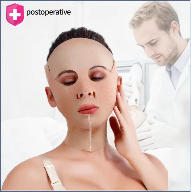 Cost-effective Surgery-free Instant V-face One-piece Full-face Carving Spandex Facial Sheath Girdle Face Shaping Belt Firm