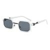 2026 Trendy Fashion Sunglasses Unisex Vintage Gradient Irregular Square Frame Green/Gray/White Options UV400 Protection