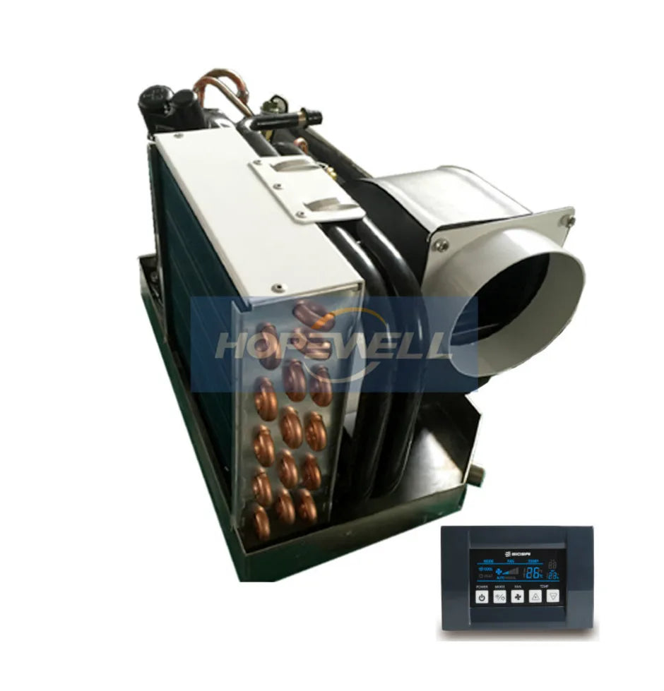 HOPEWELL 220V Marine Self Contained 8000BTU Seawater Cooled Eco-Friendly Air Conditioner for Boat/Yacht