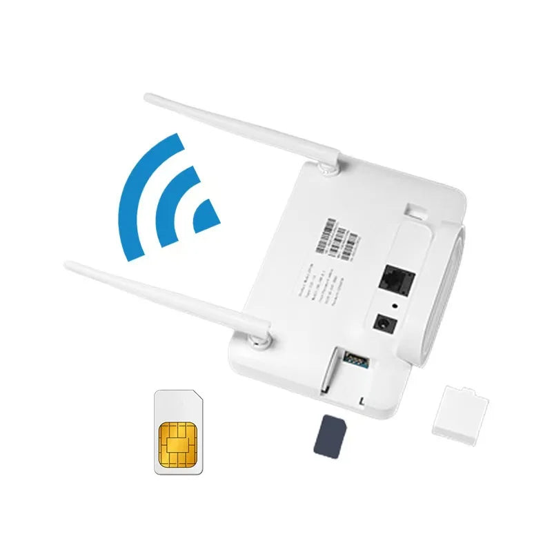 Jue Hong Factory Supply Unlocked 4G LTE Router SIM Card Slot 300Mbps Dual Band 2.4G WiFi Portable Hotspot for Home Travel Use