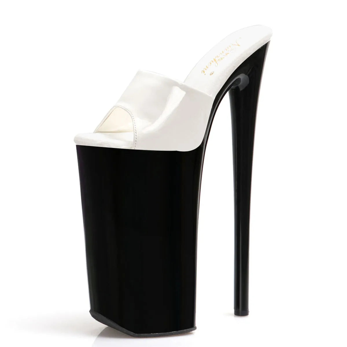 Transvestite Walking Stage 23cm Nightclub 9 Inch Open Toe Stripper Pole Dance Shoes PlusSexy Fetish Dress Queen Stiletto Heels