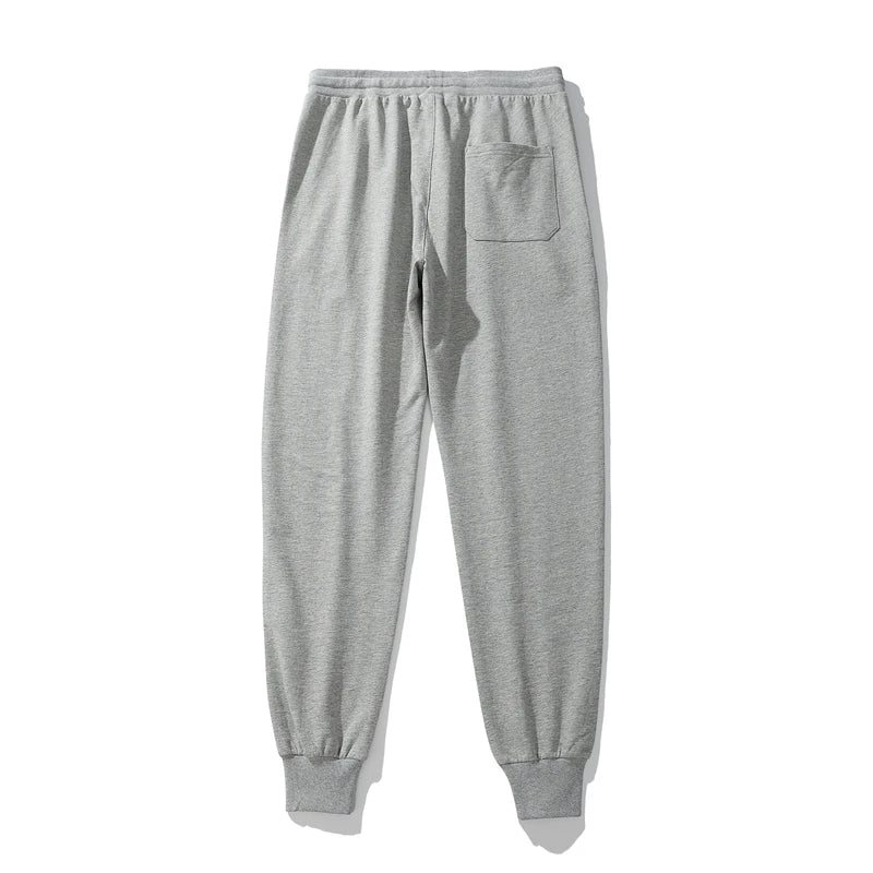 Vintage Sports Sweatpants Spring Autumn New Cotton Brown Joggers Fitness Casual Pencil Pants Loose Home Comfortable Sweatpants