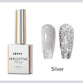 JTING Super Reflective Flash Gel Polish Classic 4Color Gold Silver Black Red Disco Reflective Gel Nail Polish Set Unique Designs