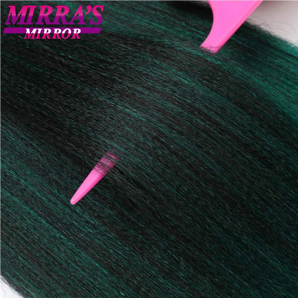 Synthetic Braiding Hair Brown Ombre Hair Extensions Professional Braid Hair for Crochet Twist Braids Soft Yaki Texture