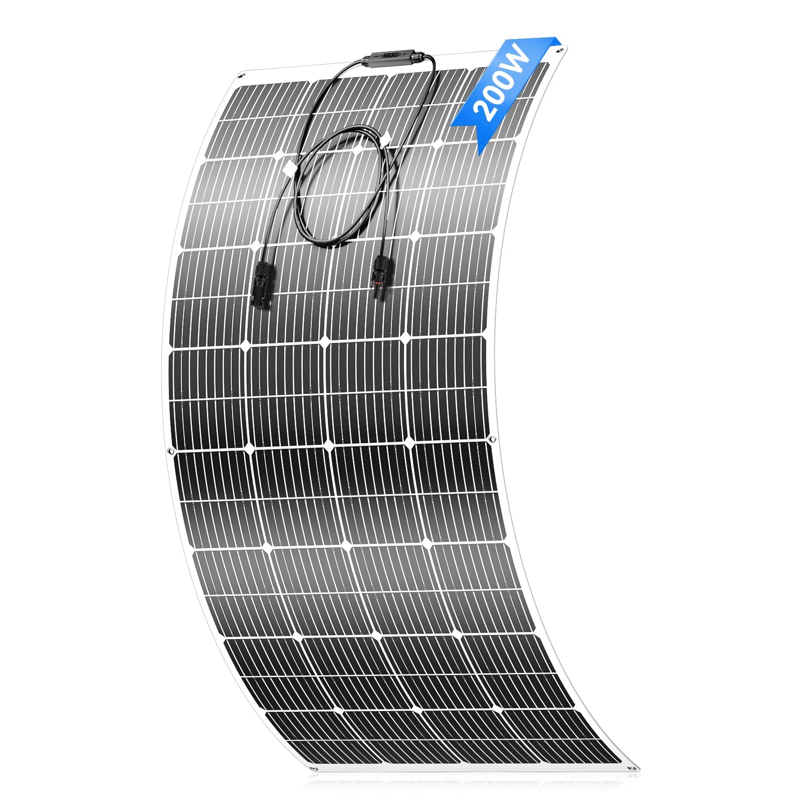 High Efficiency Light Weight Solar PV Panel Portable Flexible Monocrystalline 200W Flexible Solar Panel with Factory Price