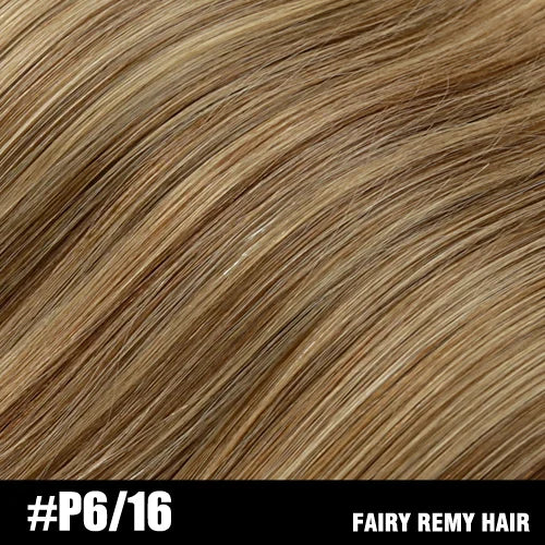 Fairy Remy Hair 20-22" Remy Keratin Flat Tip Human Hair Extensions Straight Capsules Natural Pre Bonded Hair 0.8g/Strand