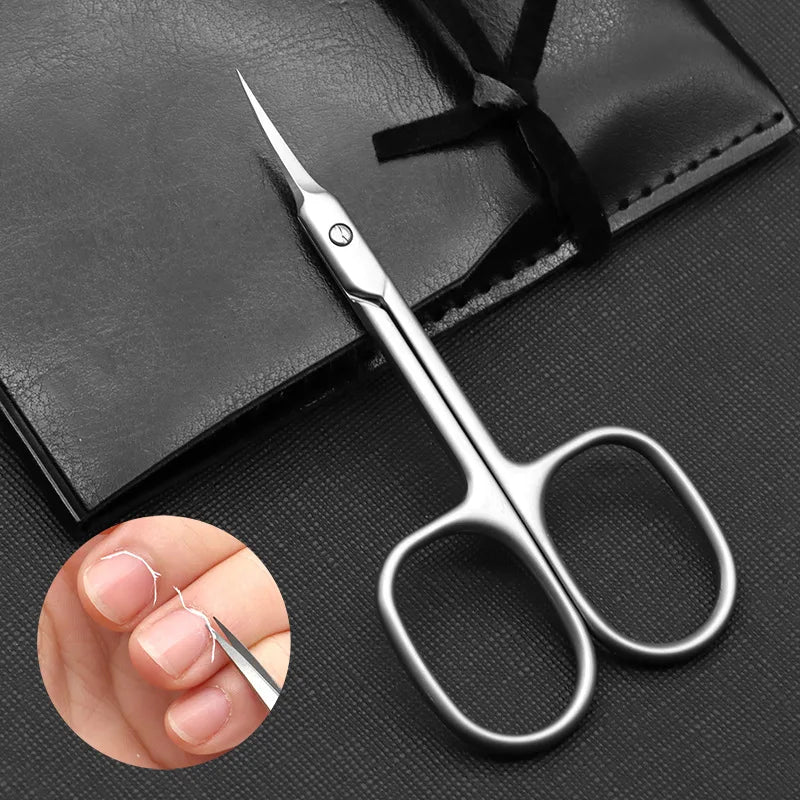 Manicure Scissors Curved Blade Cuticle Scissors