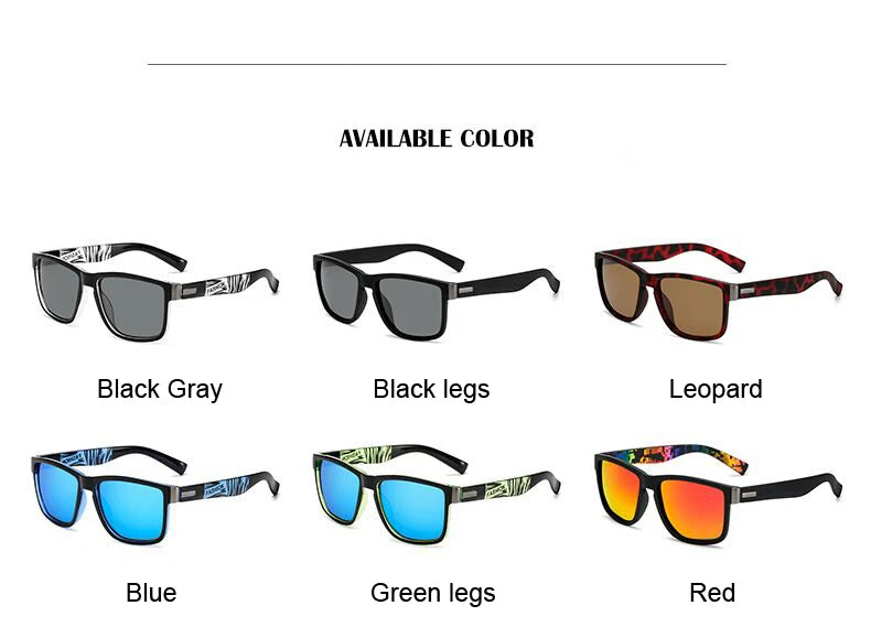 Fashion Polarized Sunglasses Man Woman Driving Coating Points Red Frame Eyewear Male Sun Glasses UV400 Sun Glasses
