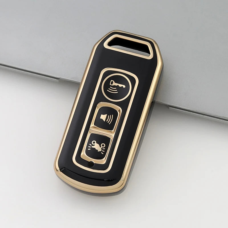 Premium Soft TPU Car Key Case Cover Shell for Honda Motorcycle PCX150 Click Vario 350 Ns125la Key Rings Keychain Bag Factory
