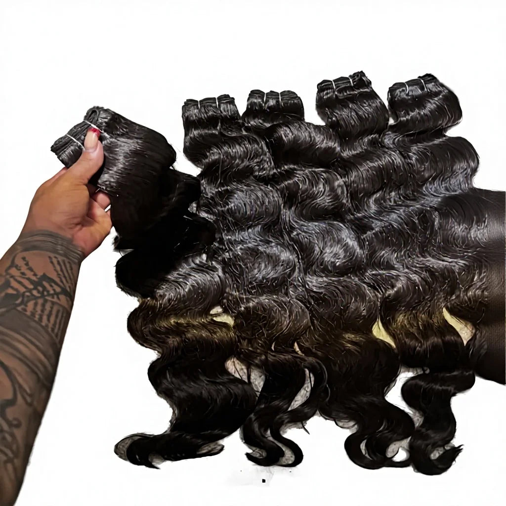 100% South India Unprocessed Virgin Cuticle Intact Hair Bundle Single Drawn Weft Natural Color Indian Human Hair Extensions