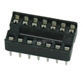 20PCS 14pin DIP IC Socket Adaptor Solder Type Socket Pitch Dual Wipe Contact