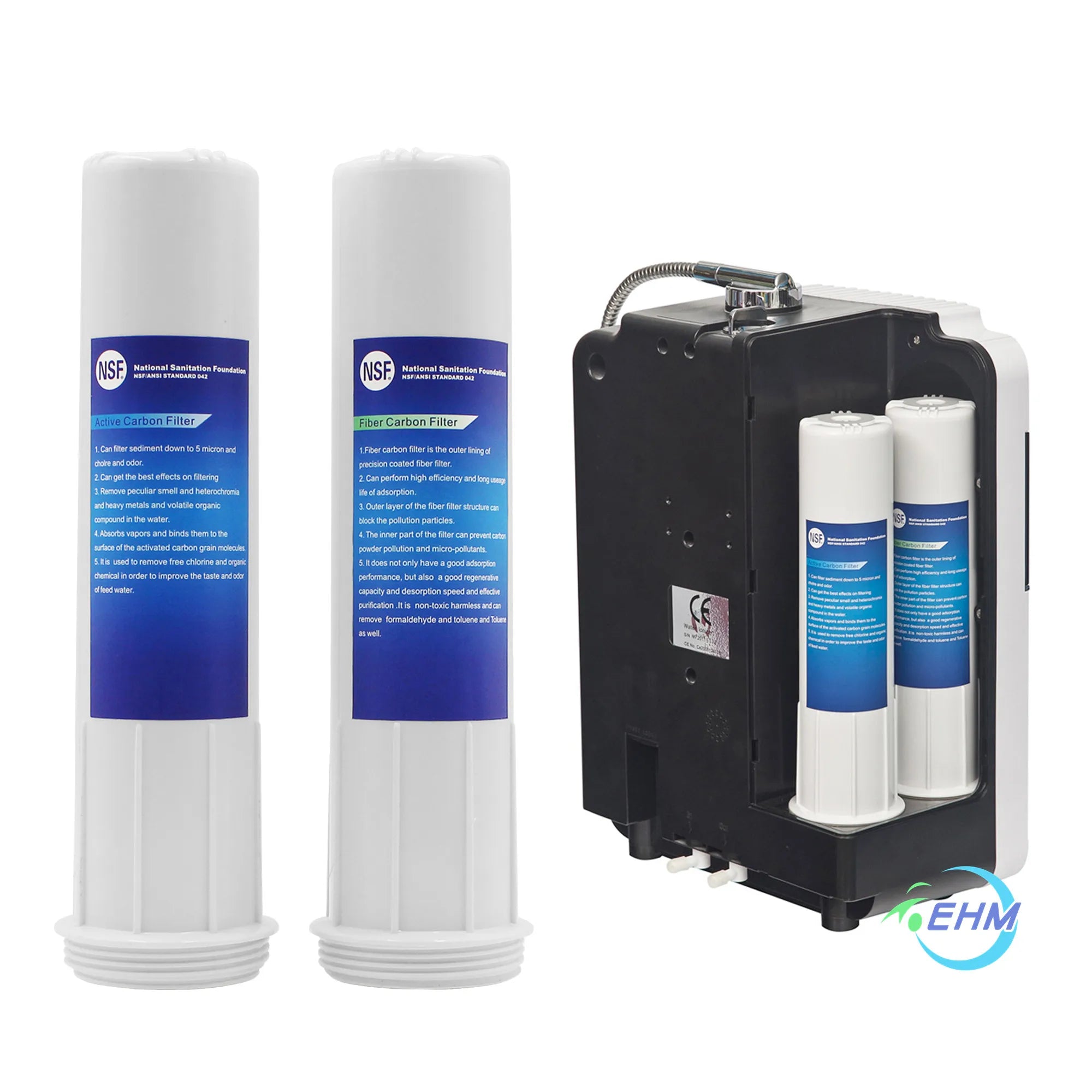 Kangen Water Ionizer 8 Ti-Pt Plates Hydrogen Water Generator Machine for Household PH2.8-11.2 Alkaline Water Purifier Filter