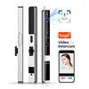 Ip66 Tuya Security Glass Sliding Door Lock Electronic Fingerprint Face Recognition Smart Door Lock Digital Lock for Slide Door