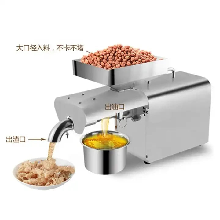 Hot Selling Apricot Kernel 1 Gallon Cold Coconut Auto 6yl95 Press Machine Oil Mill for Sale