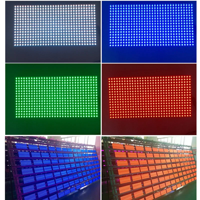 LED Display Screen Outdoor Module P10 Full Color RGB 3IN1 SMD3535 1/4S Scan 320x160mm 32x16Pixel Fixed Matrix Sign