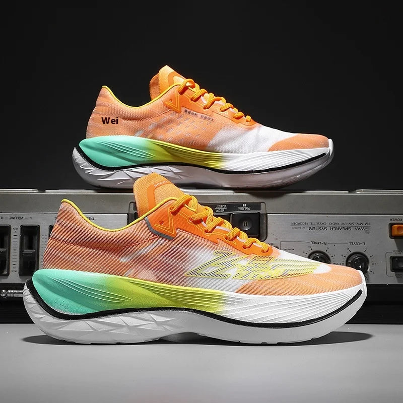 Custom Sneaker Manufacturer Breathable Mesh Shock-absorbing EVA Offset Printing Men Running Shoes Zapatos Para Hombres