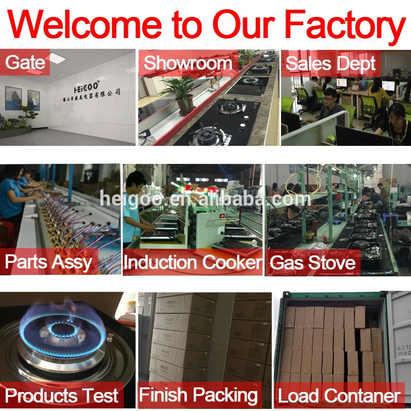 High Quality Indoor Built in Tempered Glass Honeycomb Burner Gas Stove