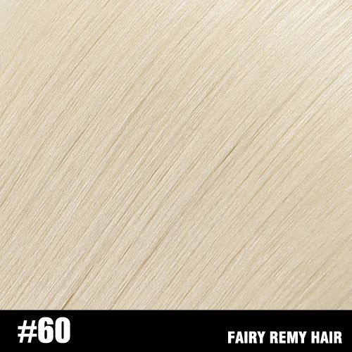 Fairy Remy Hair 20-22" Remy Keratin Flat Tip Human Hair Extensions Straight Capsules Natural Pre Bonded Hair 0.8g/Strand