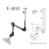Anti-Acid Plastic Laboratory Fume Exhaust Arm Hood with Winding Design Modern Extraction System for Commercial Use