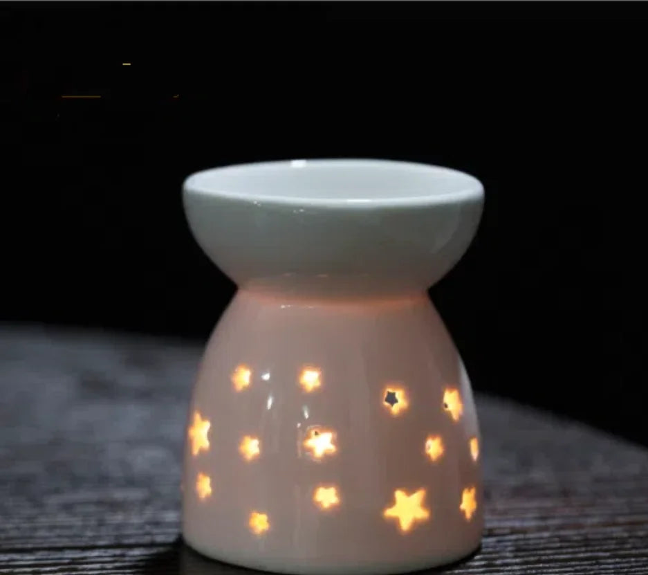 Home Decor Gifts Aroma Essential Warmer Aromatic Fragrance Lamp for Perfume Wax Melt Burners Tealight Holder Ceramic Oil Burner
