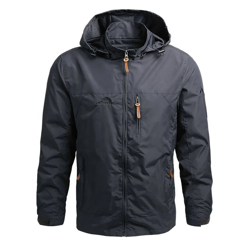 Gorpcore Jacket Men's Tactical Hunting Jacket Men's Autumn Casual Waterproof Windbreaker Men's Coat Pocket Work Clothes