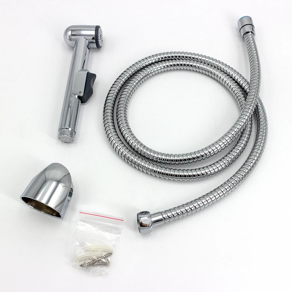 High Quality Plastic Hand-Held Bidet Bathroom Shower Sprayer Shattaf