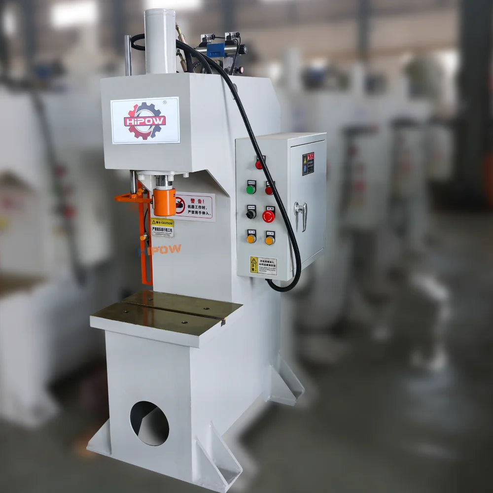 HIPOW Y41-5T Single Column Hydraulic Press 220/380/400/415V 900mm Slide Stroke Engine Bearing Equipped 1 New Gear